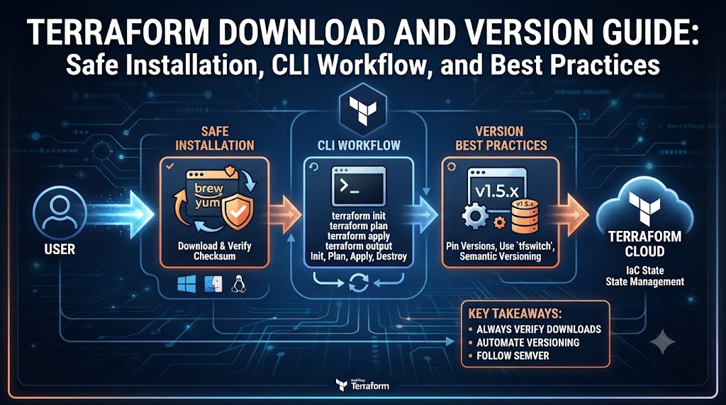 Terraform Download and Version Guide: Safe Installation, CLI Workflow, and Best Practices